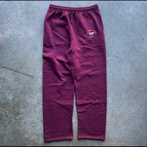 Vintage Virginia Tech NCAA Football Jerzees Sweats